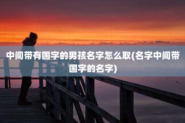 中间带有国字的男孩名字怎么取(名字中间带国字的名字)