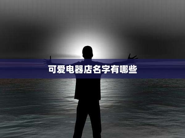 可爱电器店名字有哪些