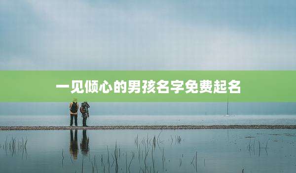 一见倾心的男孩名字免费起名