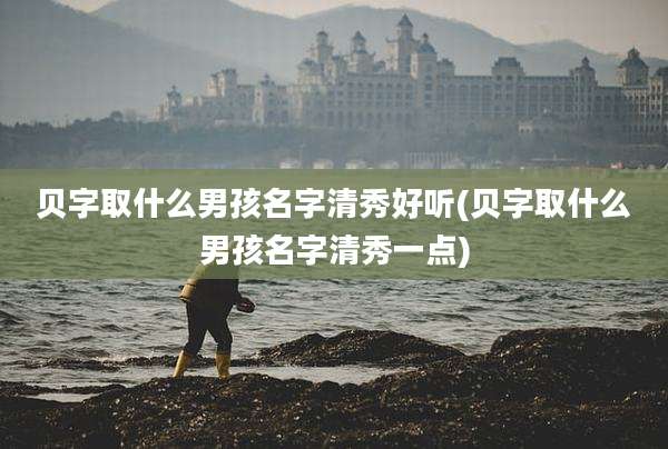 贝字取什么男孩名字清秀好听(贝字取什么男孩名字清秀一点)