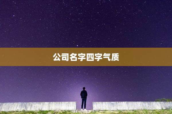 公司名字四字气质