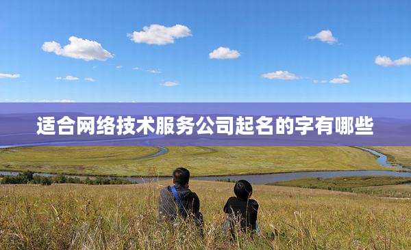 适合网络技术服务公司起名的字有哪些