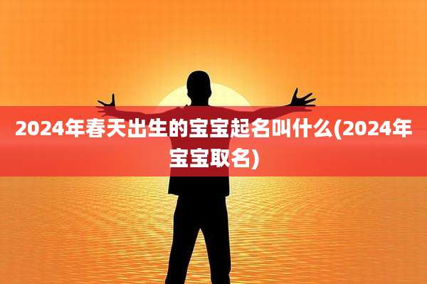 2024年春天出生的宝宝起名叫什么(2024年宝宝取名)