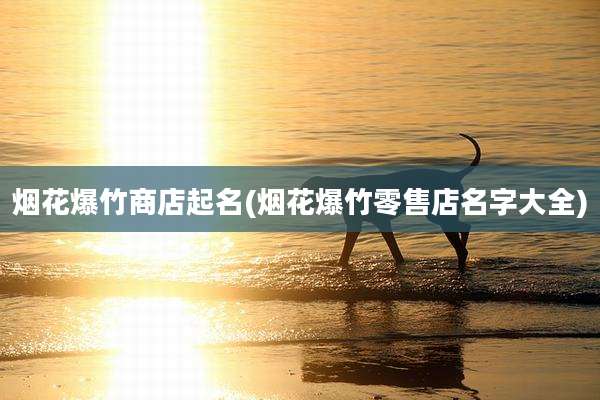 烟花爆竹商店起名(烟花爆竹零售店名字大全)