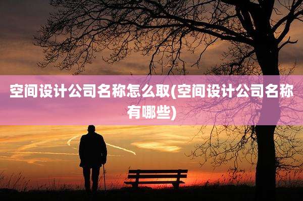 空间设计公司名称怎么取(空间设计公司名称有哪些)