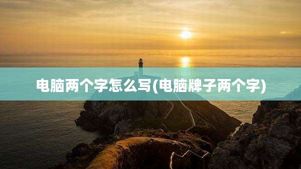 电脑两个字怎么写(电脑牌子两个字)