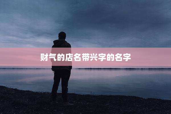财气的店名带兴字的名字