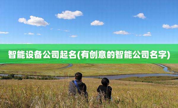智能设备公司起名(有创意的智能公司名字)