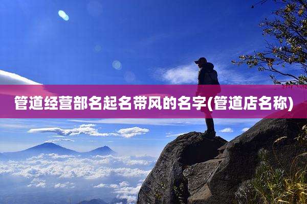 管道经营部名起名带风的名字(管道店名称)