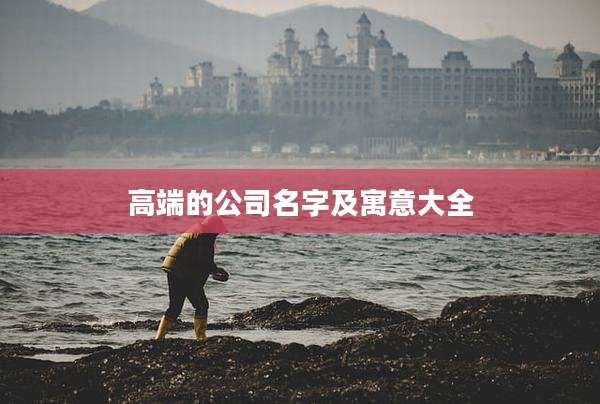 高端的公司名字及寓意大全