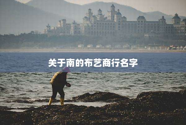 关于南的布艺商行名字