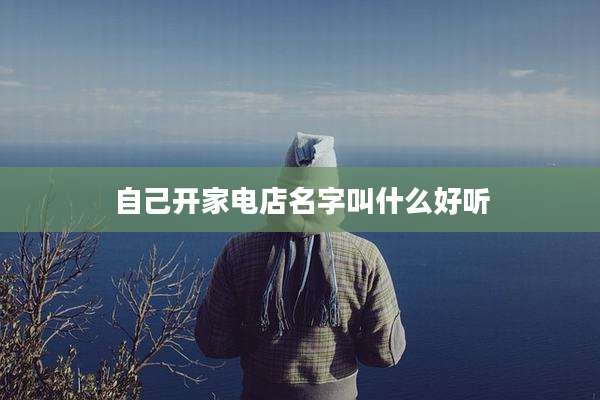 自己开家电店名字叫什么好听