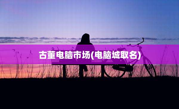 古董电脑市场(电脑城取名)