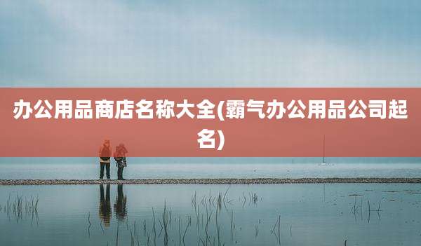 办公用品商店名称大全(霸气办公用品公司起名)