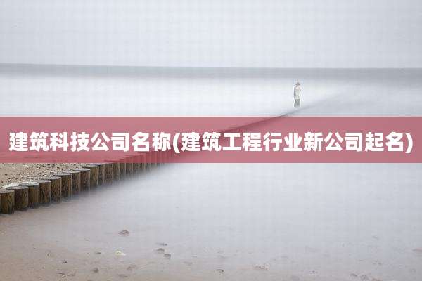 建筑科技公司名称(建筑工程行业新公司起名)