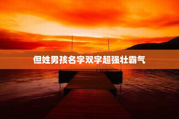但姓男孩名字双字超强壮霸气