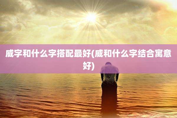 威字和什么字搭配最好(威和什么字结合寓意好)