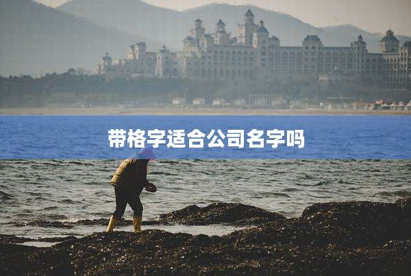 带格字适合公司名字吗