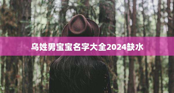 乌姓男宝宝名字大全2024缺水