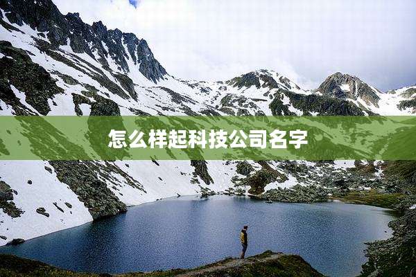 怎么样起科技公司名字