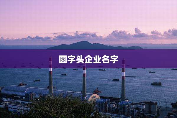 圆字头企业名字