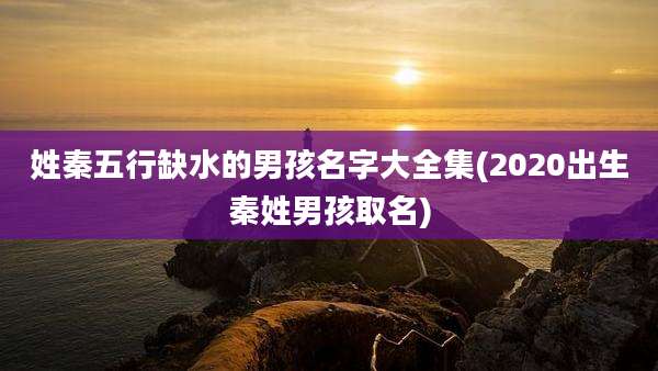 姓秦五行缺水的男孩名字大全集(2020出生秦姓男孩取名)