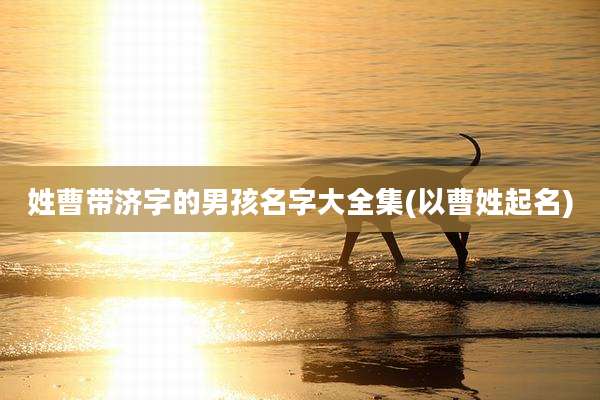 姓曹带济字的男孩名字大全集(以曹姓起名)