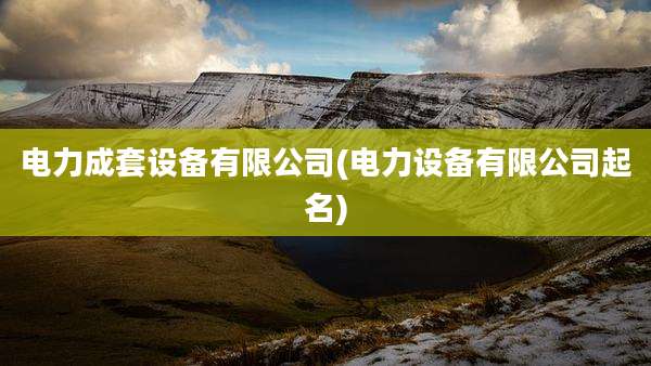 电力成套设备有限公司(电力设备有限公司起名)