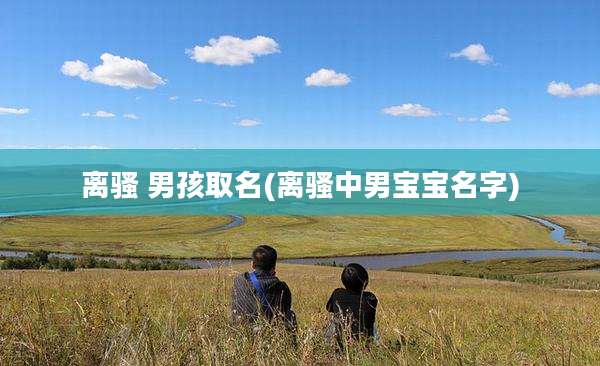 离骚 男孩取名(离骚中男宝宝名字)