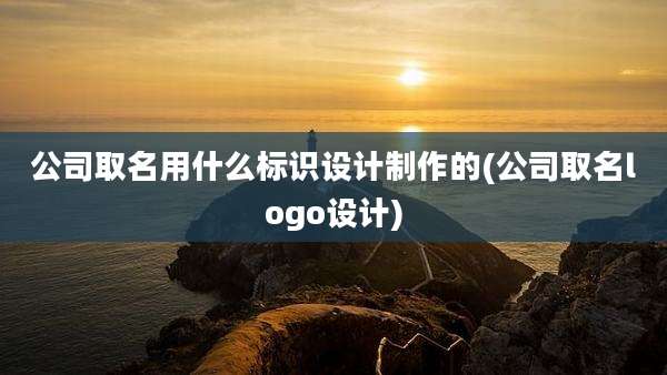 公司取名用什么标识设计制作的(公司取名logo设计)