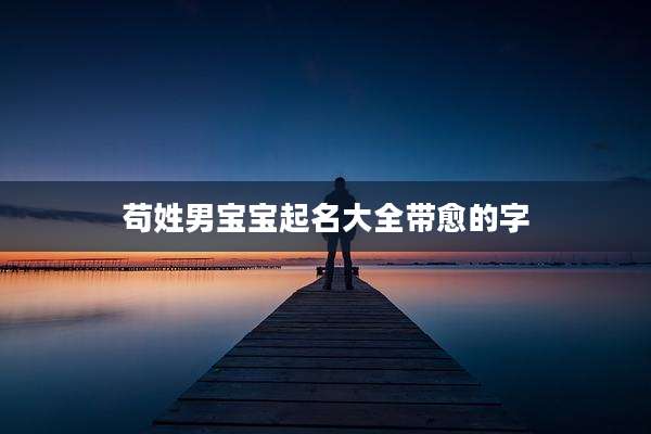 苟姓男宝宝起名大全带愈的字