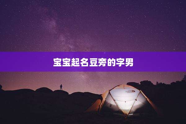 宝宝起名豆旁的字男