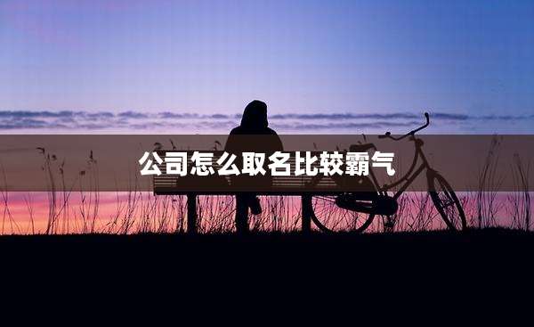 公司怎么取名比较霸气