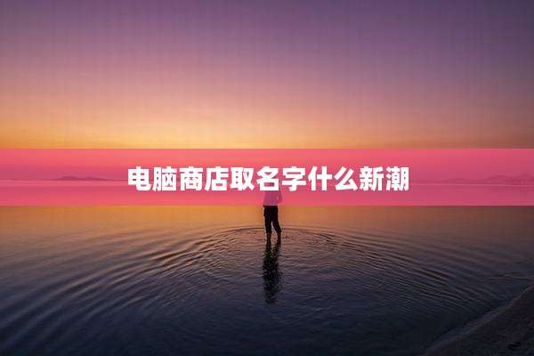 电脑商店取名字什么新潮
