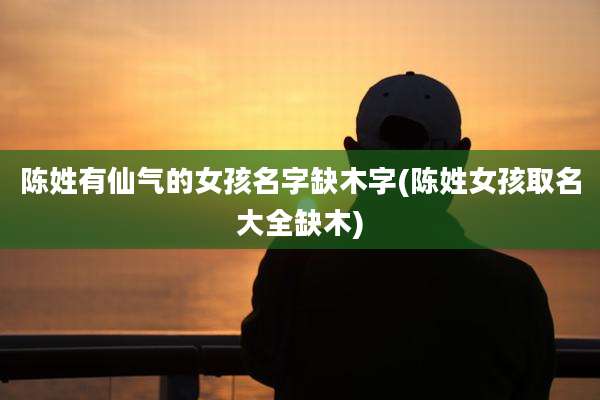 陈姓有仙气的女孩名字缺木字(陈姓女孩取名大全缺木)