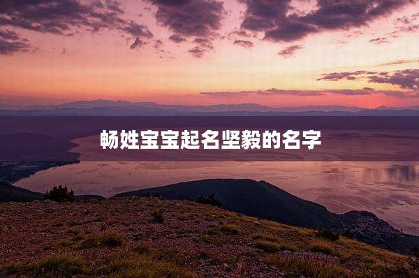 畅姓宝宝起名坚毅的名字