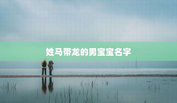 姓马带龙的男宝宝名字
