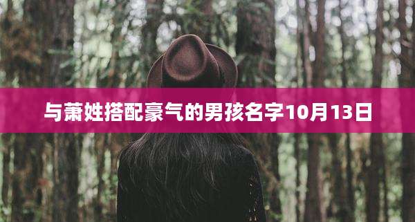 与萧姓搭配豪气的男孩名字10月13日