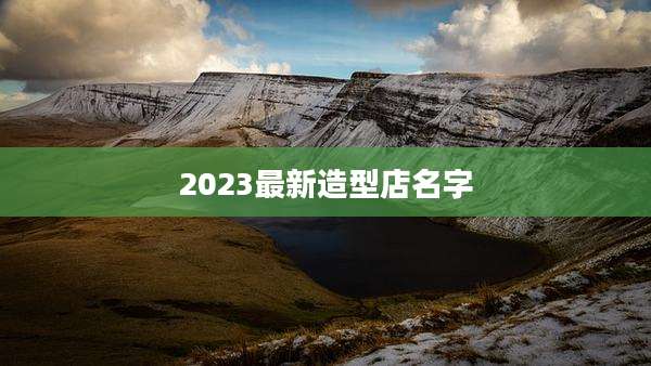 2023最新造型店名字