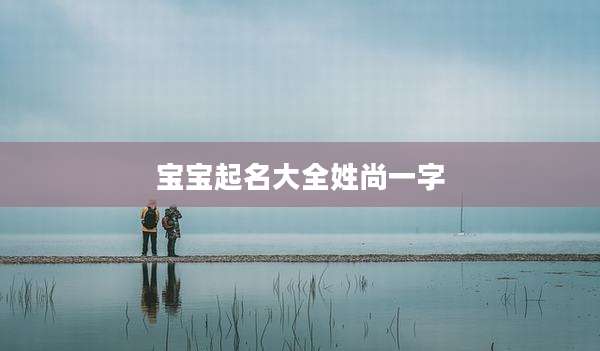 宝宝起名大全姓尚一字