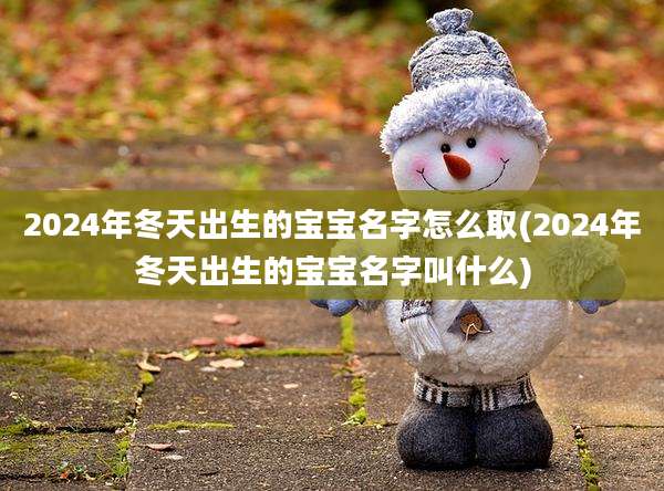 2024年冬天出生的宝宝名字怎么取(2024年冬天出生的宝宝名字叫什么)