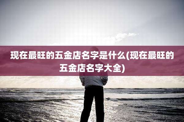 现在最旺的五金店名字是什么(现在最旺的五金店名字大全)