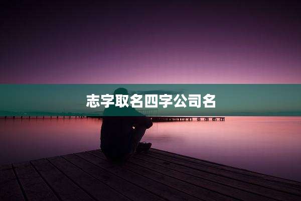 志字取名四字公司名