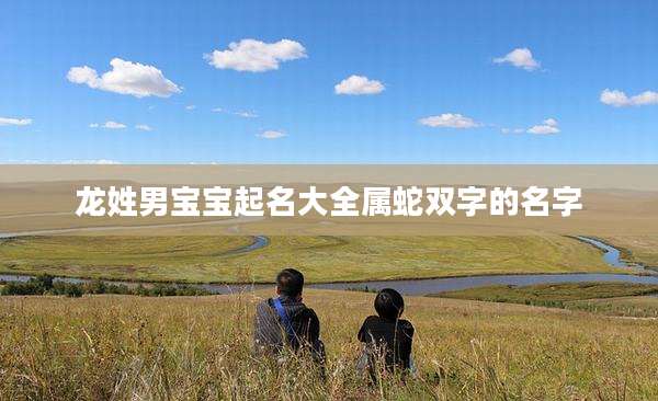 龙姓男宝宝起名大全属蛇双字的名字