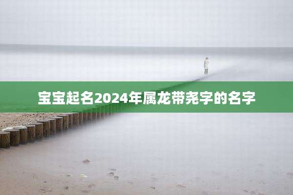 宝宝起名2024年属龙带尧字的名字