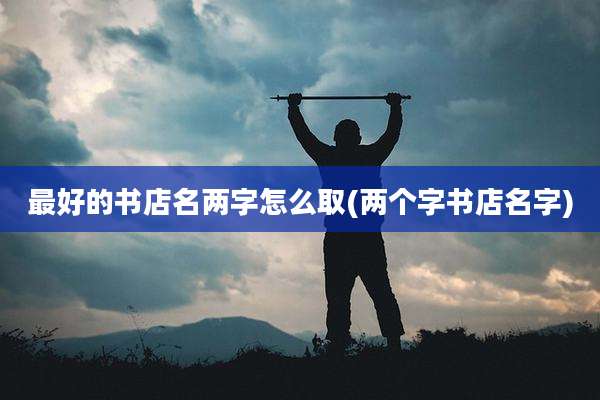 最好的书店名两字怎么取(两个字书店名字)