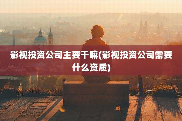 影视投资公司主要干嘛(影视投资公司需要什么资质)