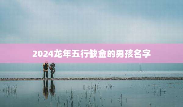 2024龙年五行缺金的男孩名字