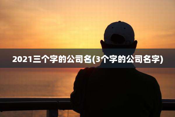2021三个字的公司名(3个字的公司名字)