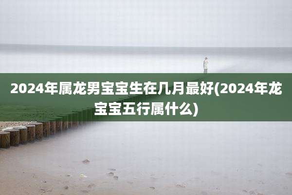 2024年属龙男宝宝生在几月最好(2024年龙宝宝五行属什么)